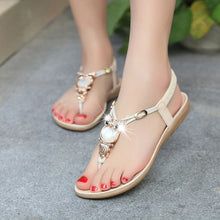 Load image into Gallery viewer, Women shoes 2022 hot fashion women sandals elastic t-strap