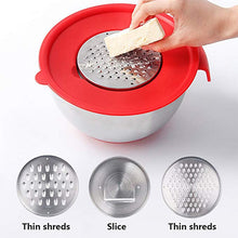 Load image into Gallery viewer, Mixing Bowls Stainless Steel Non-Slip DIY Cake Bread Salad Mixer