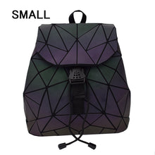Charger l\&#39;image dans la visionneuse de la galerie, Women Laser Luminous Backpack Mini Geometric Shoulder Bag