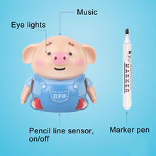 Load image into Gallery viewer, Pig Robot Pen Inductive early Education Toys