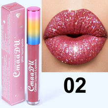 Load image into Gallery viewer, Glitter  Make Up Waterproof Long Lasting Shimmer Liquid Lipstick
