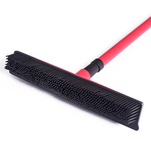 Rubber Broom Pet Hair Lint Removal Device Telescopic Bristles Magic Clean Sweeper