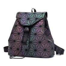 Load image into Gallery viewer, Women Laser Luminous Backpack Mini Geometric Shoulder Bag