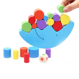 Baby Early Learning Toy Wood Moon Balancing Educational Toys