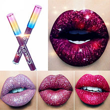 Charger l\&#39;image dans la visionneuse de la galerie, Glitter  Make Up Waterproof Long Lasting Shimmer Liquid Lipstick