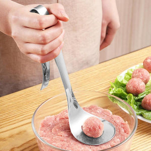 Stainless Steel Kitchen Meat Ball Mold Spoon