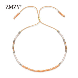 ZMZY Boho Style Miyuki Delica Seed Beads Bracelets for Women