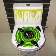Load image into Gallery viewer, Halloween Toilet Cover Sticker 3D Scary Zombie