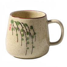 Load image into Gallery viewer, Vintage Coffee Mug Unique Japanese Retro Style Ceramic Cups, 380ml