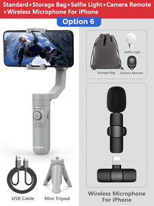 AXNEN HQ3 3-Axis Foldable Smartphone Handheld Gimbal Cellphone
