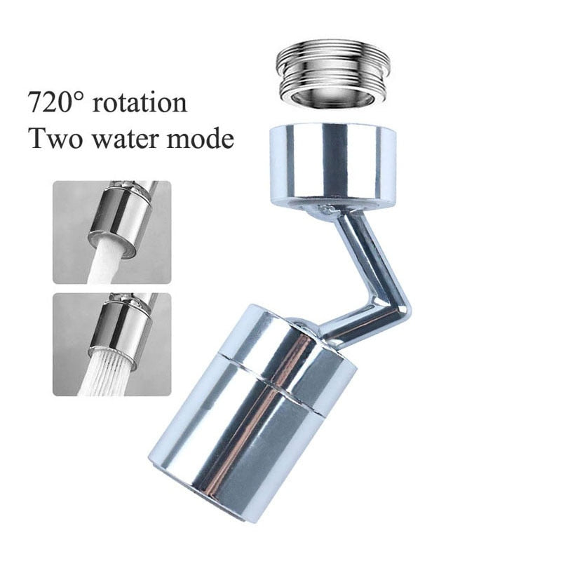720°Rotatable Universal Splash Filter Faucet Sprayer Head