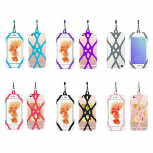Super-Grip Phone Security Neck Strap Mobile Phone Harness Silicone Rope Lanyard