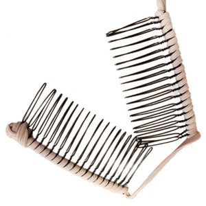 Natural Banana Hair Clip Double Comb