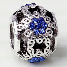 Charger l\&#39;image dans la visionneuse de la galerie, Hot Sale Party Beads Hope Flowers Love Hearts Crystal Charms Beads Fit Pandora Women