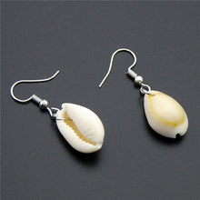 Load image into Gallery viewer, JCYMONG 13 Style Sea Shell Earrings For Women Gold Silver Color Metal Shell Cowrie Statement