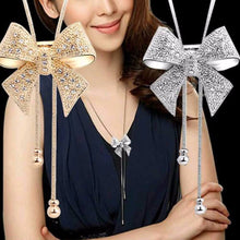 Charger l\&#39;image dans la visionneuse de la galerie, KISSWIFE Fashion Jewelry 2018 Necklace Necklace Long Necklace Bow Style For Ladies Decorations