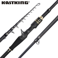 Load image into Gallery viewer, KastKing Blackhawk II Carbon Spinning Casting Rod M, MH Power Ultralight Telescopic Fishing Rod 2.03m, 2.16m , 2.21m , 2.28m