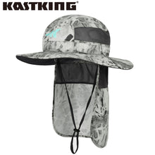 Load image into Gallery viewer, KastKing Sol Armis UPF 50 Boonie Sun Hat with Removable Neck Shield– Sun Protection Hat Fishing Hat for Beach Hiking  Paddling