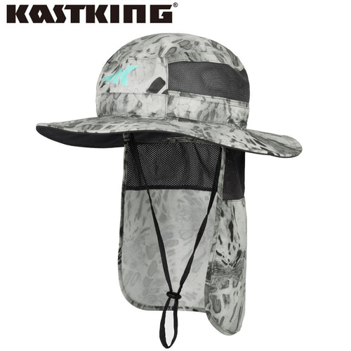 KastKing Sol Armis UPF 50 Boonie Sun Hat with Removable Neck Shield– Sun Protection Hat Fishing Hat for Beach Hiking  Paddling