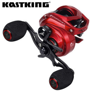 KastKing Spartacus II Ultra Smooth Baitcasting Reel 8KG Max Drag 7+1 Ball Bearings 7.2:1 High Speed Gear Ratio Fishing Coil