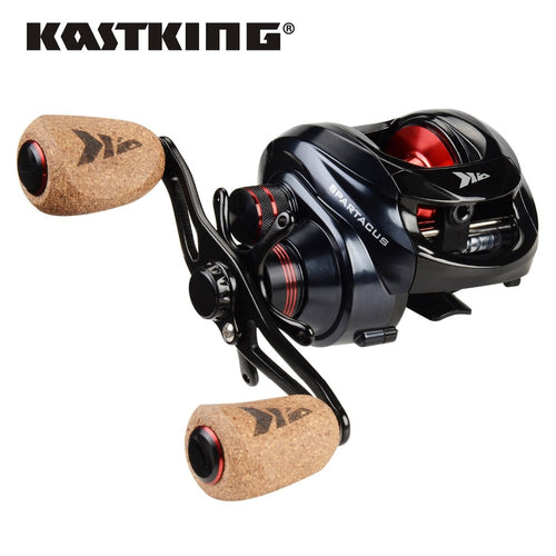 KastKing Spartacus /Spartacus Plus Baitcasting Reel Dual Brake System Reel 8KG Max Drag 11+1 BBs 6.3:1 High Speed Fishing Reel
