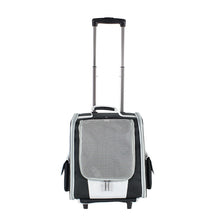 Load image into Gallery viewer, Cat Box Portable Dog Carrier Bag 4-Wheel Folding Trolley Case