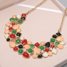 Load image into Gallery viewer, MINHIN New Popular 8 Colors Multicolor Big Pendant Clavicle