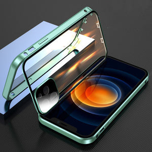 Ultra-thin Clear Glass Phone Case Full Coverage Anti-drop Case Cover