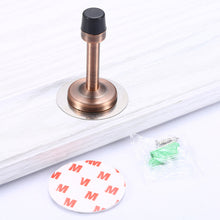 Load image into Gallery viewer, NAIERDI Rubber Wall Mounted Door Stopper Stainless Steel Door Stops Holder Catch Floor Fitting With Screws Bedroom Home Hardware