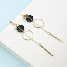 Load image into Gallery viewer, New Fashion Circle Dangle Earrings Metal long Pendientes round earring for women