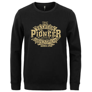 Pioneer Camp new autumn Winter fashion men hoodies casual cotton thicken fleece male
