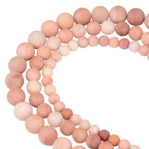 Polish Round Matte Frosted Tiger Eye Turquoises Natural Stone Beads Amazonite Watermelon Loose