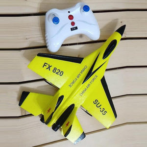 RC Plane Toy EPP Craft Foam Electric Outdoor RTF Radio Remote Control SU-35 Tail Pusher Quadcopter Glider Airplane Model for Boy