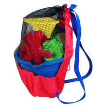 Charger l\&#39;image dans la visionneuse de la galerie, Portable Beach Bag Foldable Mesh Swimming Bag For Children Beach