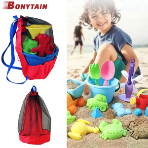 Portable Beach Bag Foldable Mesh Swimming Bag For Children Beach