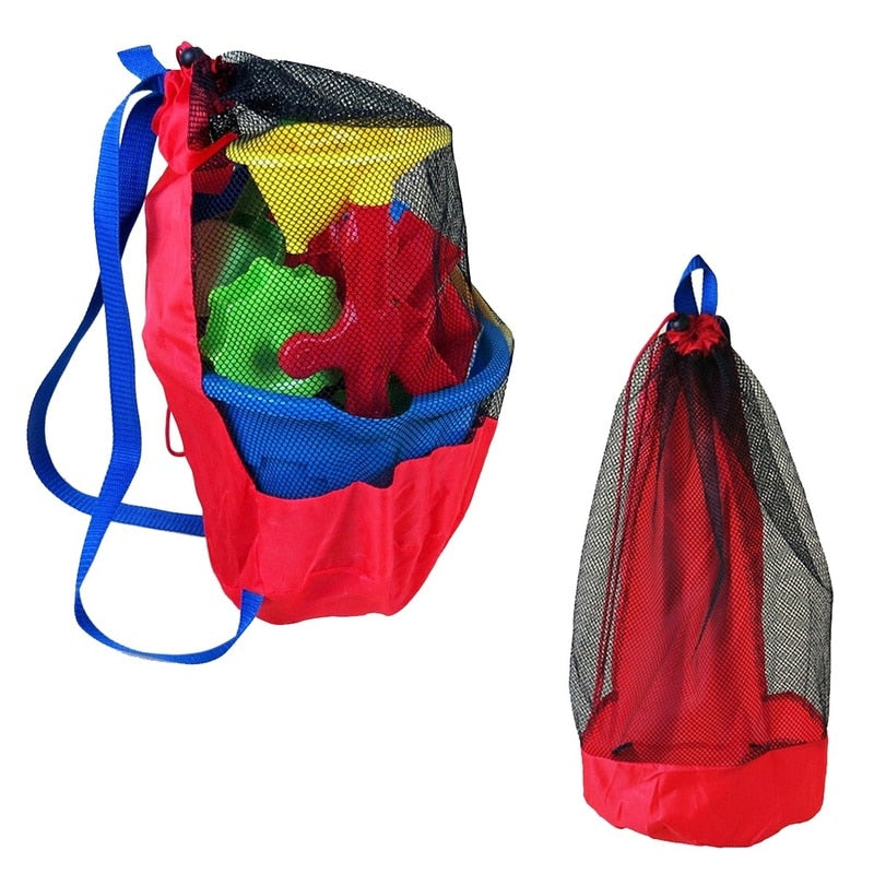 Portable Beach Bag Foldable Mesh Swimming Bag For Children Beach