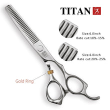 Charger l\&#39;image dans la visionneuse de la galerie, free shipping titan  Professional barber tools hair scissor