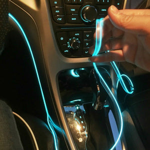 5m Car Interior Accessories Atmosphere Lamp EL Cold Light Line