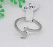 Semicolon Ring for Girl Adjustable Ring Mental Health Ring Inspirational Jewelry