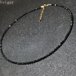 Simple Black Beads Short Necklace Female 2018 Fashion Jewelry Women Choker Necklaces