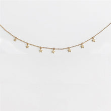 Charger l\&#39;image dans la visionneuse de la galerie, Star Necklace Women Choker Kolye Gold Silvery Moon Necklaces Boho Pendants Collier