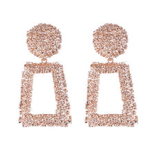Load image into Gallery viewer, USTAR Big Drop Earrings for Women Geometric Statement Earrings female 2018 Fashion