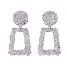 Load image into Gallery viewer, USTAR Big Drop Earrings for Women Geometric Statement Earrings female 2018 Fashion