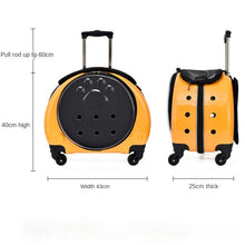 Load image into Gallery viewer, Trolley Cat Backpack Puppy Outdoor Travel Bag
