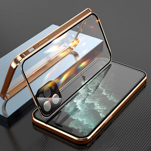 Ultra-thin Clear Glass Phone Case Full Coverage Anti-drop Case Cover