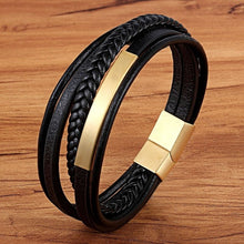 Load image into Gallery viewer, XQNI Wholesale Price Classic Genuine Leather Bracelet For Men Hand Charm Jewelry Multilayer