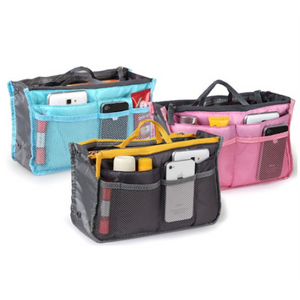 Slim Bag-in-Bag Purse Organizer - Assorted Color (Ships From USA)