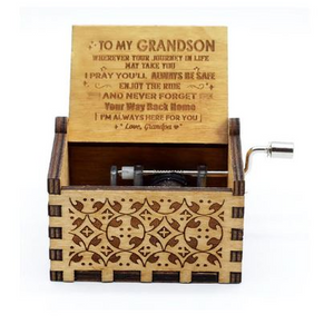 new handcranked music box Love grandma1