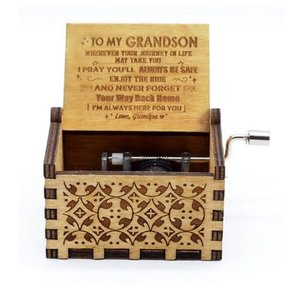 new handcranked music box Love grandma1