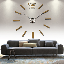 Charger l\&#39;image dans la visionneuse de la galerie, Modern Wall Clock Watch Clocks 3D DIY Acrylic Nirror Stickers Living Room Quartz Needle Europe Horloge Home Office Decor Christmas Gift